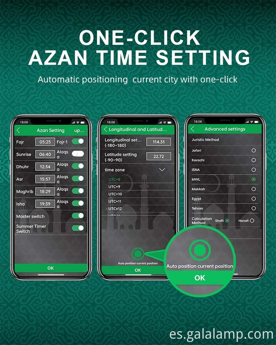 Altavoz de Corán digital con reproductor de MP3 recargable y control remoto